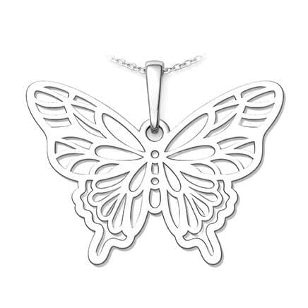 Auronitens Stříbrný přívěsek motýl - PA1519
