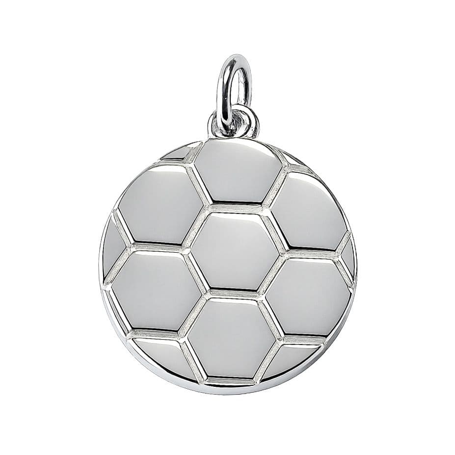 NUBIS Stříbrný přívěsek fotbalový míč - NB-4275