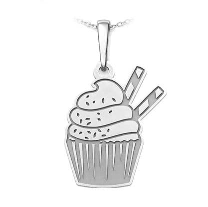Auronitens Stříbrný přívěsek muffin - PA1650