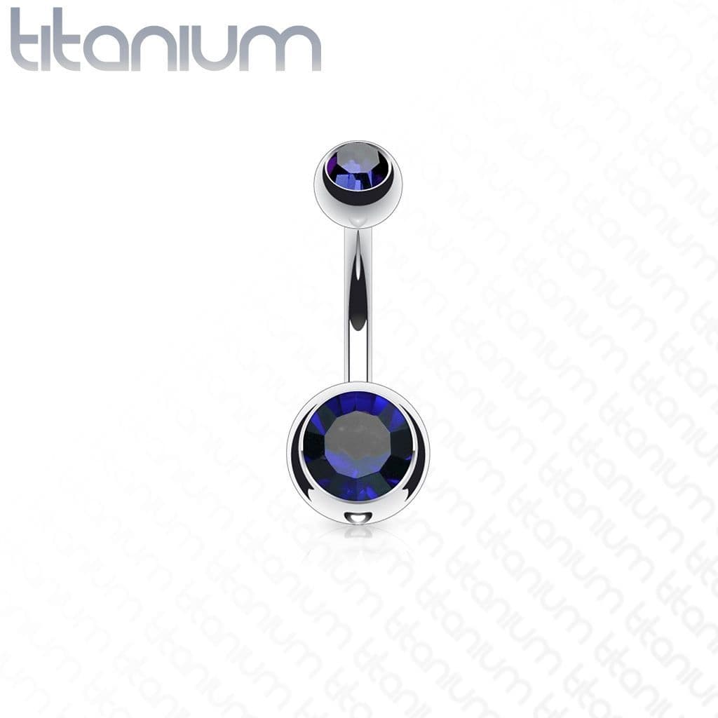 Piercing do pupíku - banánek TITAN (duhová) - náhled 5