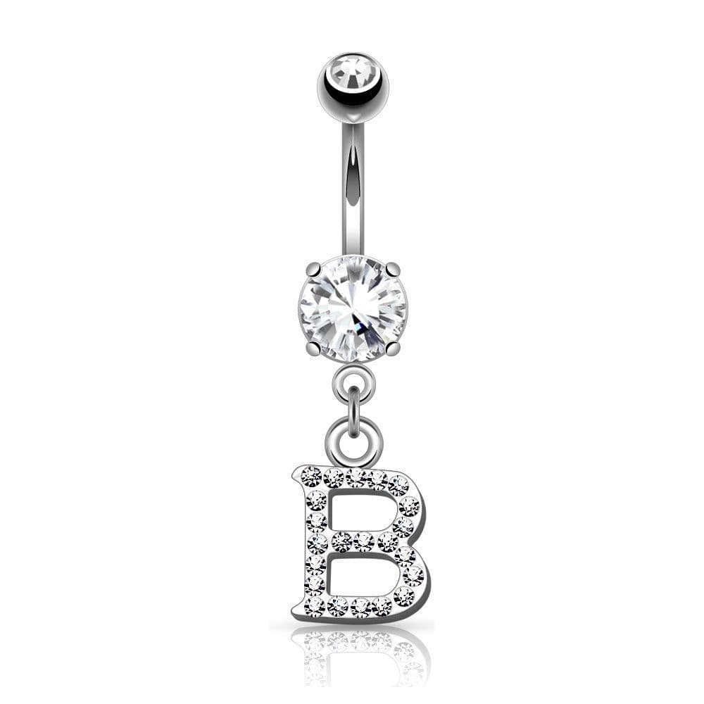 MARRE Piercing do pupíku - Iniciála M - WP01216-M - náhled 3