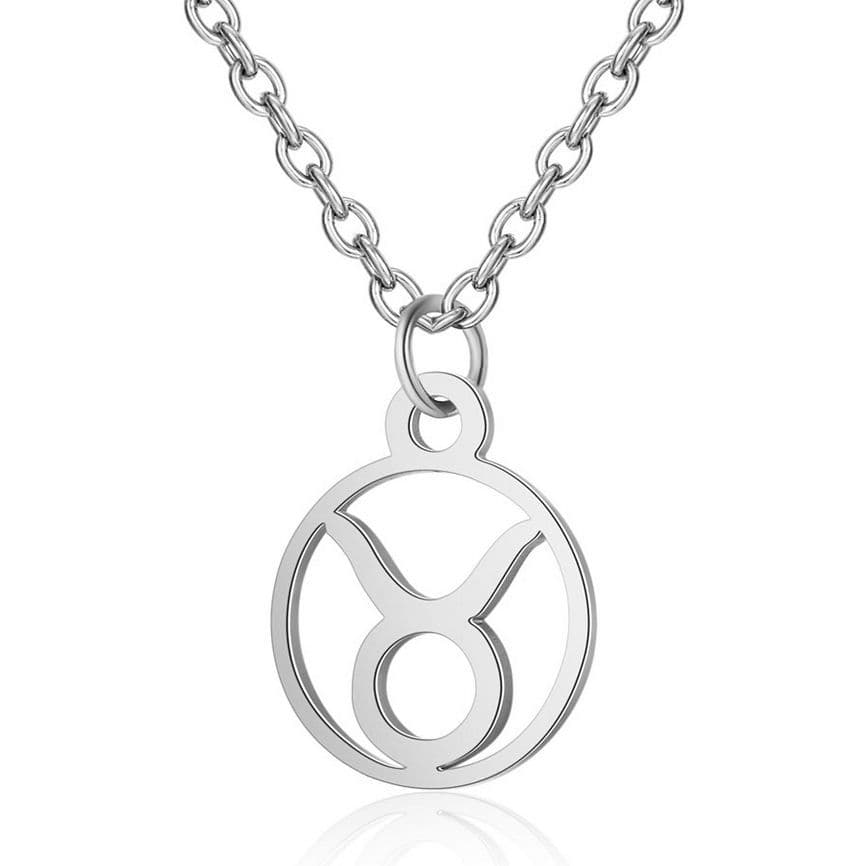 S4U Ocelový řetízek s přívěskem znamení býk - OPD0140-02
