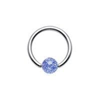 Piercing - kruh (fialová) - K01021-01 - náhled 4