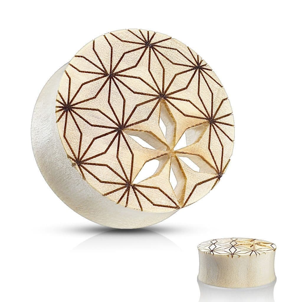 Plug do ucha Crocodile wood (10 mm) - PL01233-10 - náhled 1