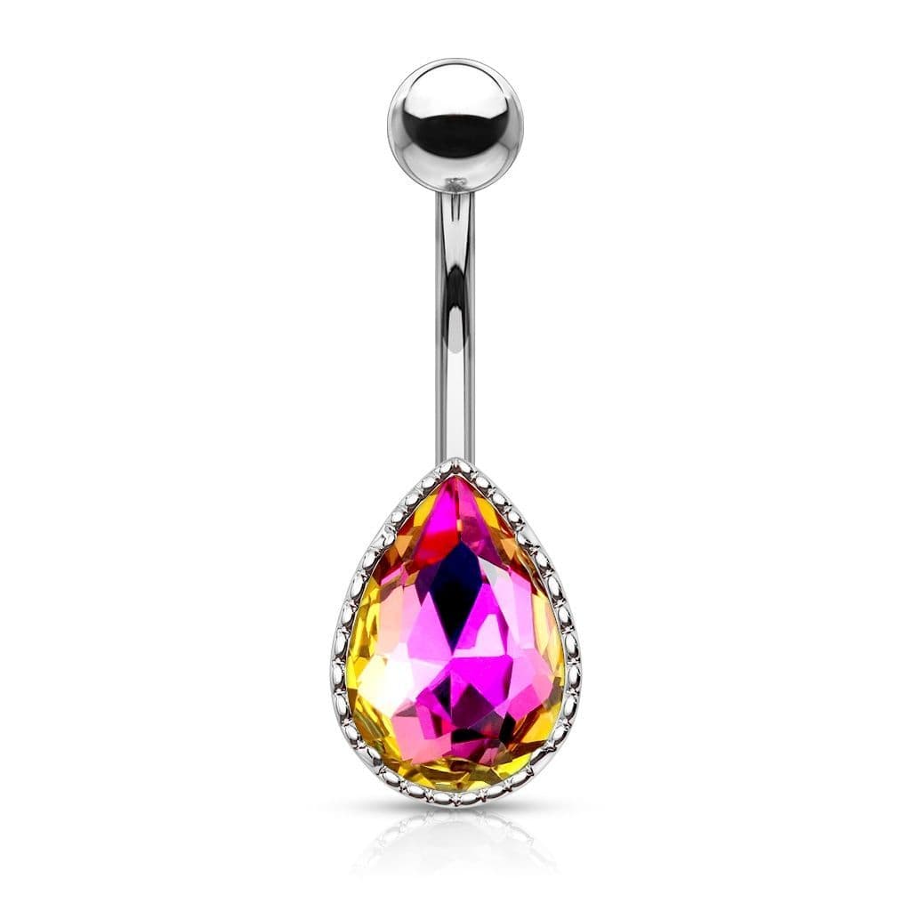 Piercing do pupíku kapka (duhová) - náhled 4