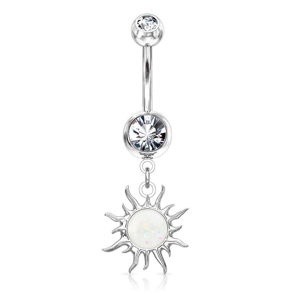 S4U Visací piercing do pupíku sluníčko (růžová) - WP01337-P - náhled 4
