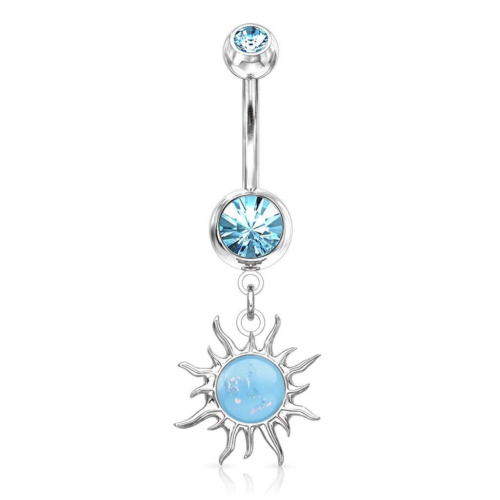 S4U Visací piercing do pupíku sluníčko (růžová) - WP01337-P - náhled 5