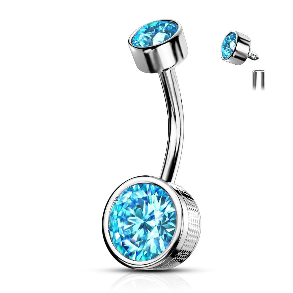 Piercing do pupíku (růžová, 1,6 x 10 mm) - náhled 5