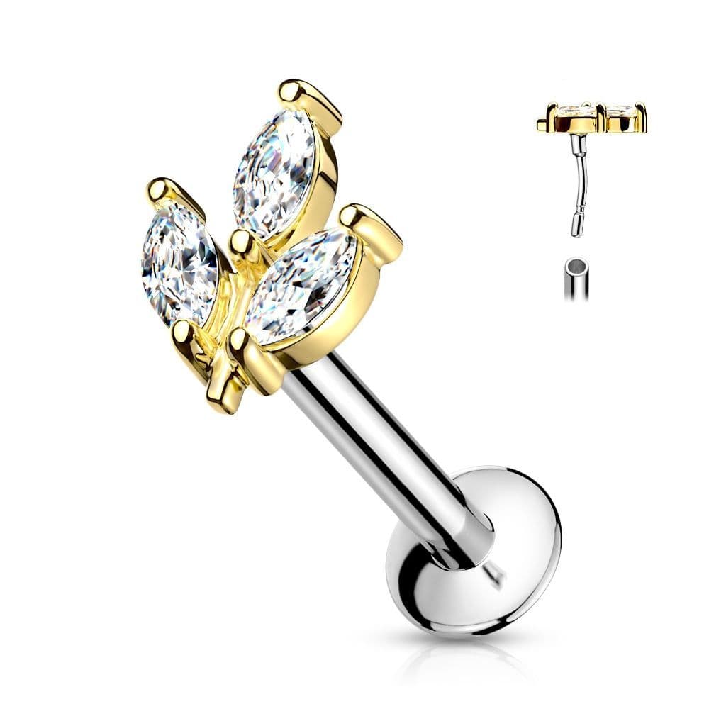S4U Piercing do brady - lísteček (ocelová) - LB1085-1208-C - náhled 4