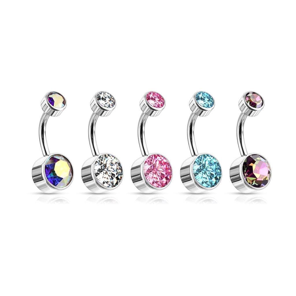Piercing do pupíku - TITAN (duhová) - náhled 3