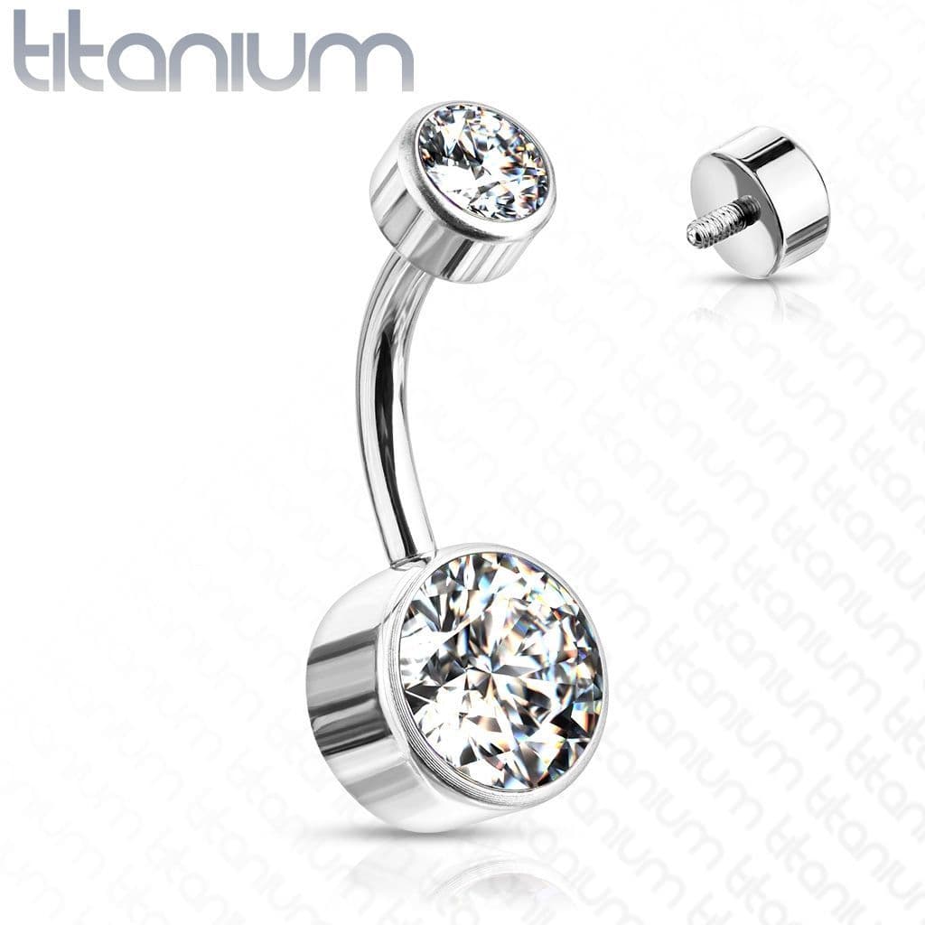 Piercing do pupíku - TITAN (duhová) - náhled 4