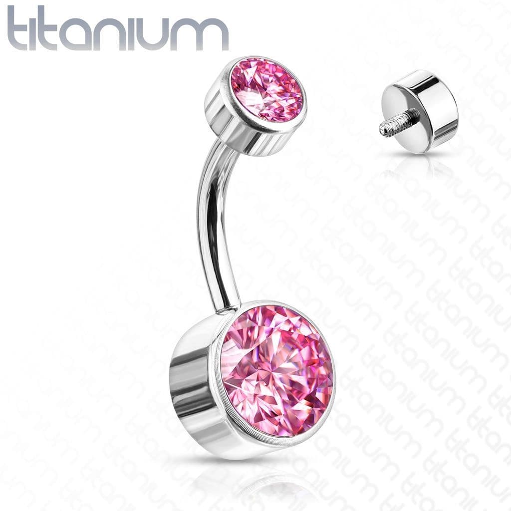 Piercing do pupíku - TITAN (duhová) - náhled 5