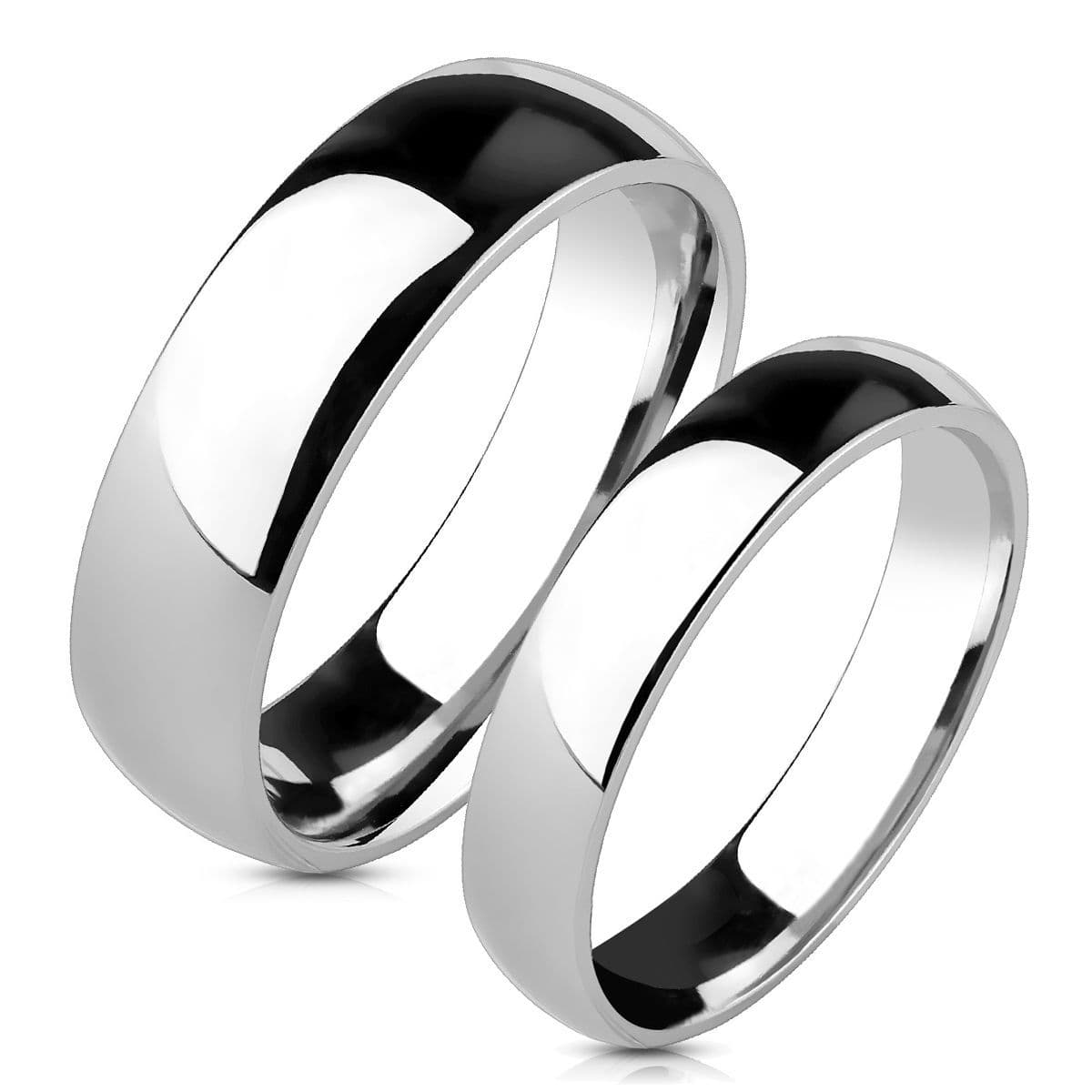 NUBIS NSS1011 + NSS1010 Snubní prsteny chirurgická ocel - pár - NSS1010,NSS1011 - náhled 1