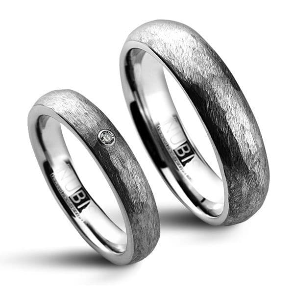 NUBIS NWF1010-Zr Wolframové snubní prsteny - pár