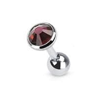 Cartilage piercing do ucha - kámen 3 mm (duhová, 1,2 x 6 mm) - náhled 3