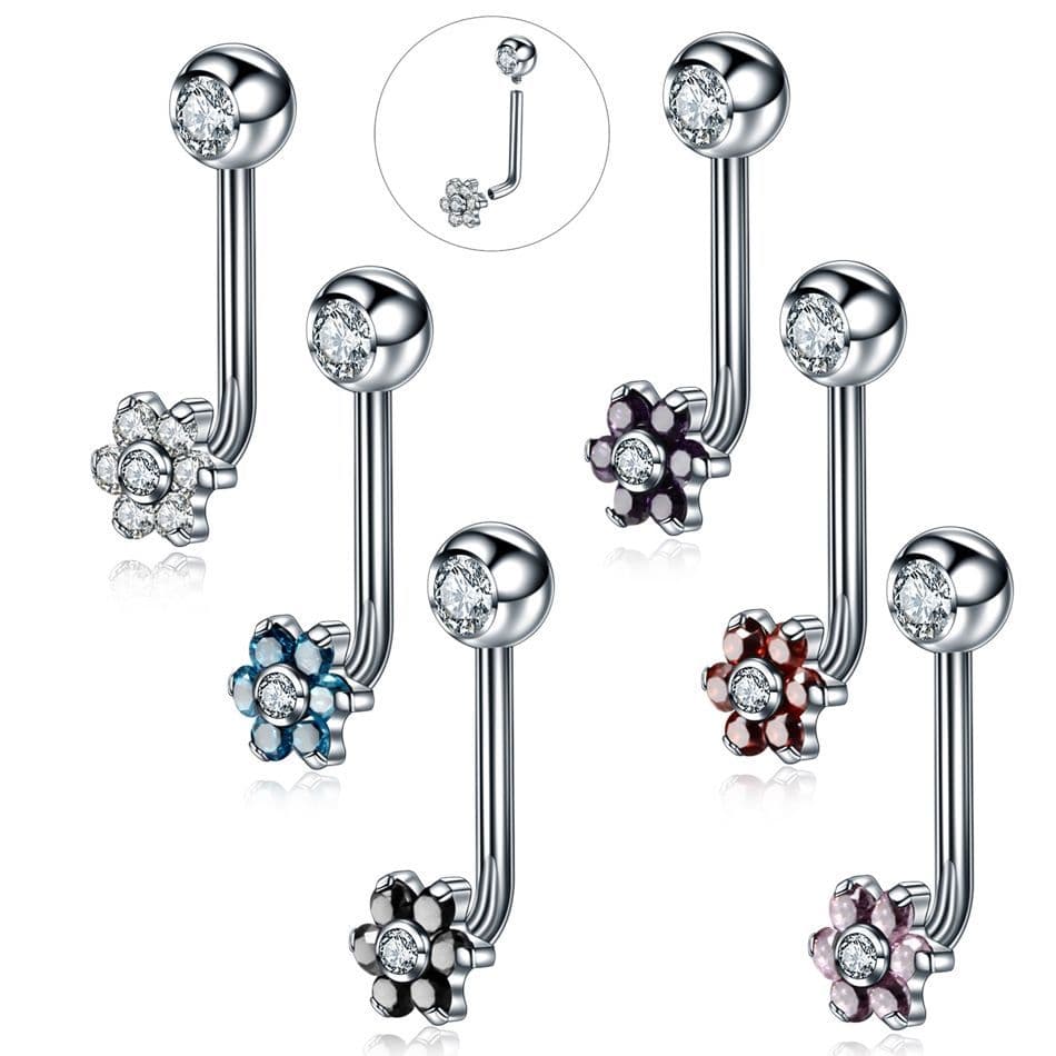 S4U Christina piercing kytička (fialová) - KT003-A - náhled 2