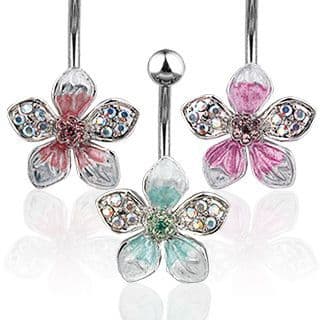 Piercing do pupíku květ HWNSQ3645 - náhled 1