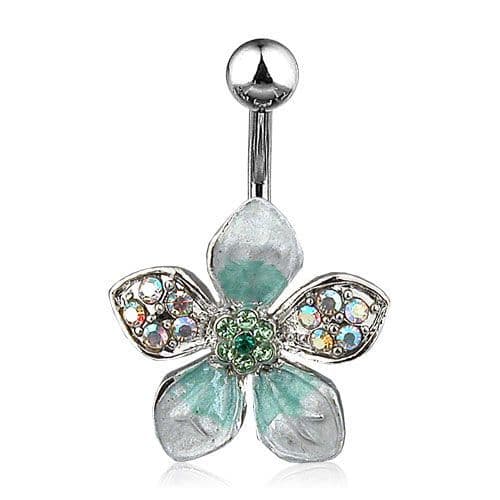 Piercing do pupíku květ HWNSQ3645 - náhled 2