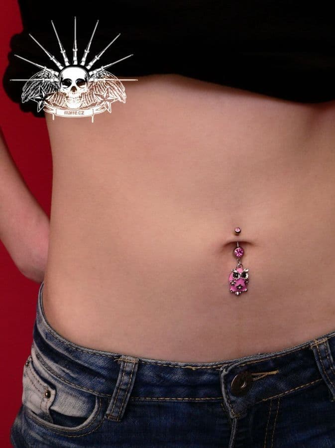 Piercing do pupíku sova HWNAL12441 - náhled 3