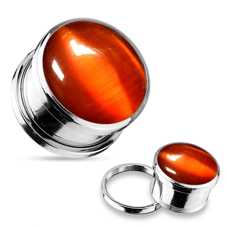 Plug chirurgická ocel Cats eye HWPS92 - náhled 3