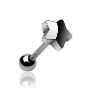 Piercing do jazyka - hvězda - PJ01141 - náhled 2