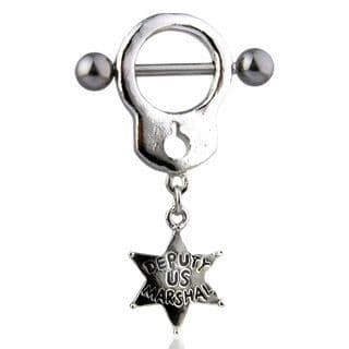 Piercing do bradavky se štítem - BR01021