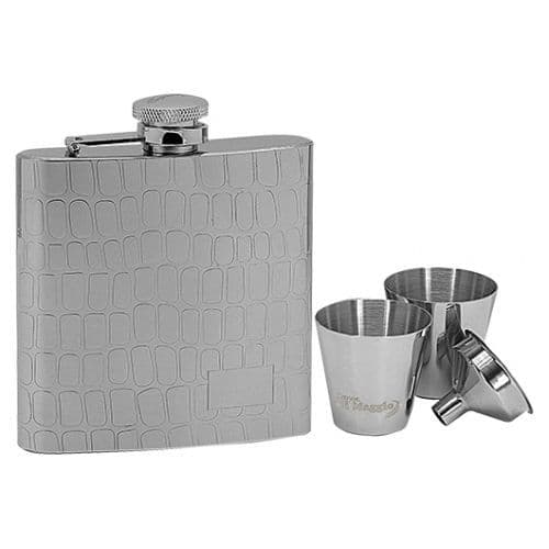 Lucca di Maggio Ocelová kapesní lahev - placatka 180ml + 2 kalíšky 30ml a trychtýřek - 97053 - náhled 1