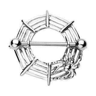 Piercing do bradavky - pavouk - BR01001