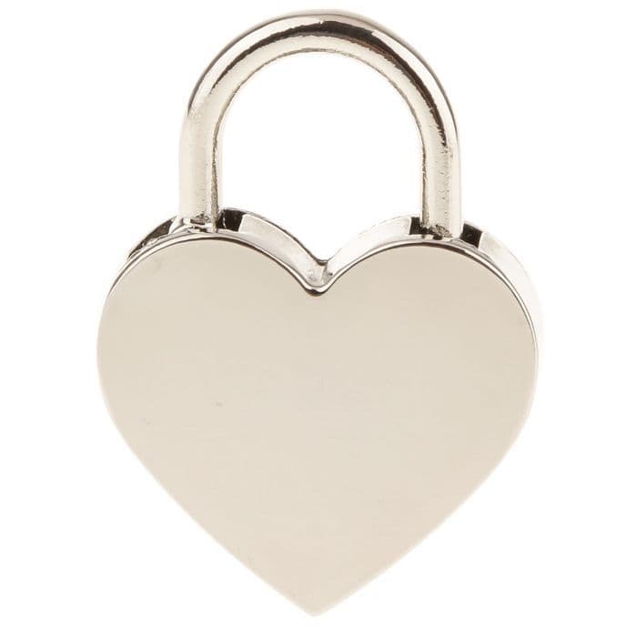 S4U Zámeček lásky - srdíčko stříbrné, rozměr 39 x 30 mm - ZA0022 - náhled 4