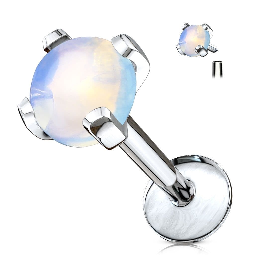 Labreta / piercing do brady, Opalit - LB0002-OP