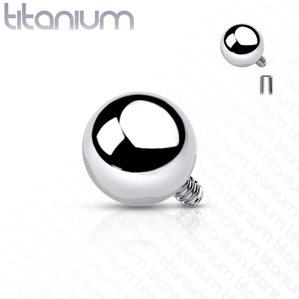 Náhradní kulička k dermálu TITAN, závit 1,6 mm, rozměr