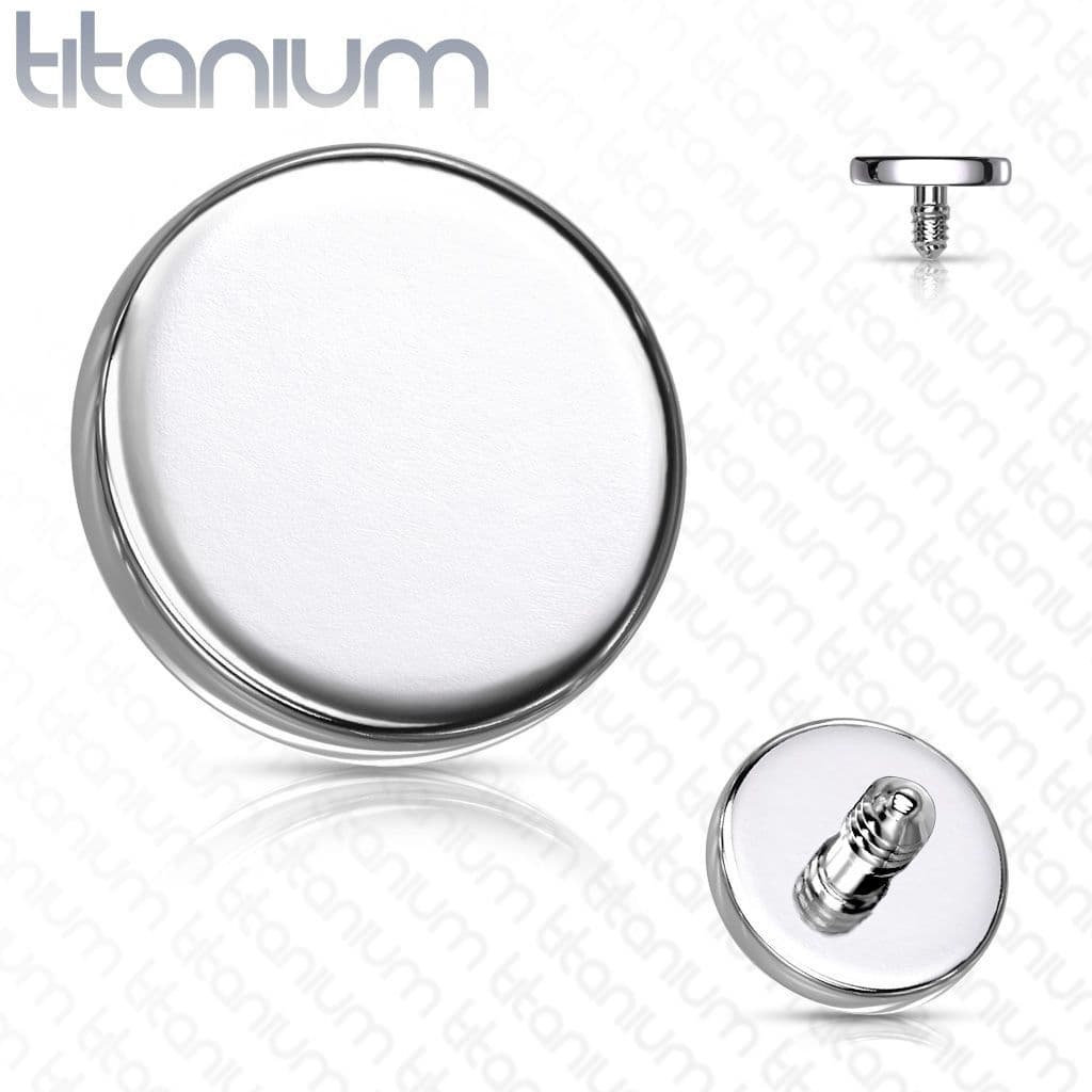 S4U Ozdobná placka k dermálu TITAN, závit 1,6 mm, rozměr 4 mm - TIT1088