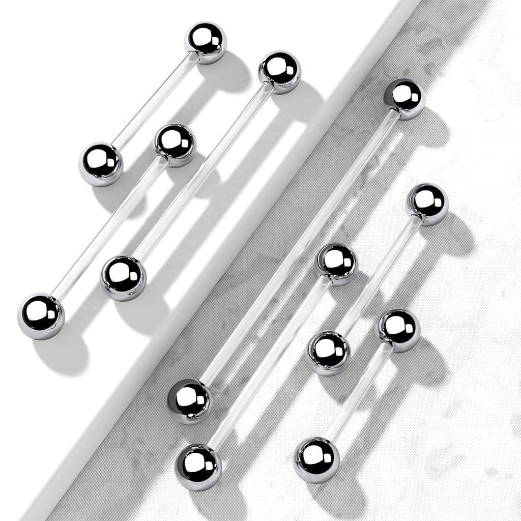 Piercing do jazyka BioFlex (1,6 x 16 mm) - PJ01213-16 - náhled 3