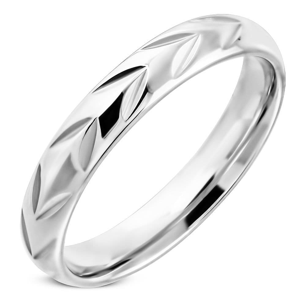 NUBIS NSS3002 Dámský snubní prsten ocel (48) - NSS3002-48