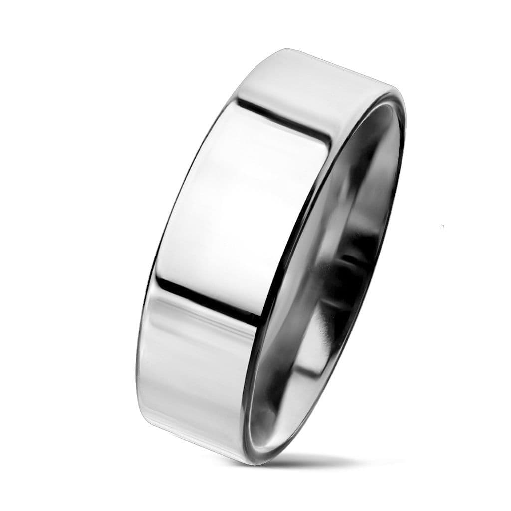 NUBIS NSS3004 Dámský prsten chirurgická ocel, šíře 6 mm (44) - NSS3004-6-44