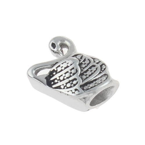 S4U Navlékací ocelový přívěsek korálek - labuť - K0065 - náhled 2