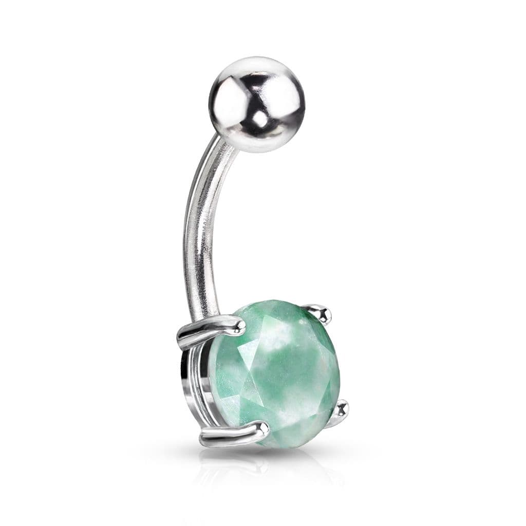 Piercing do pupíku - amazonit - náhled 2