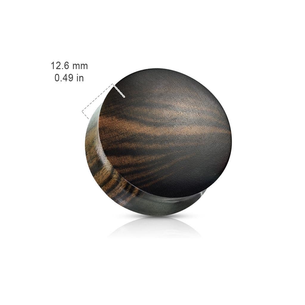 Plug do ucha Ebony wood (3 mm) - PL01266-03 - náhled 2