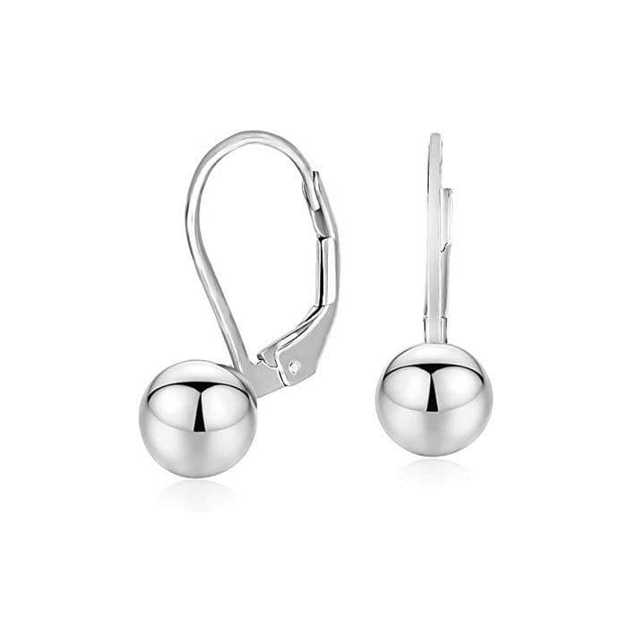 NUBIS Stříbrné náušnice kuličky 6 mm - NB-3299-06