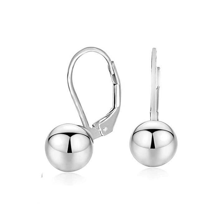 NUBIS Stříbrné náušnice kuličky 7mm - NB-3299-07