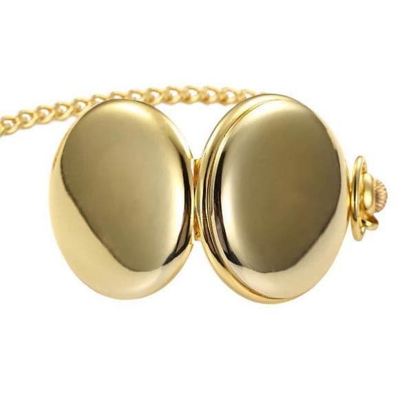 S4U Kapesní hodinky otevírací zlacené - cibule - KH0001-GD - náhled 4