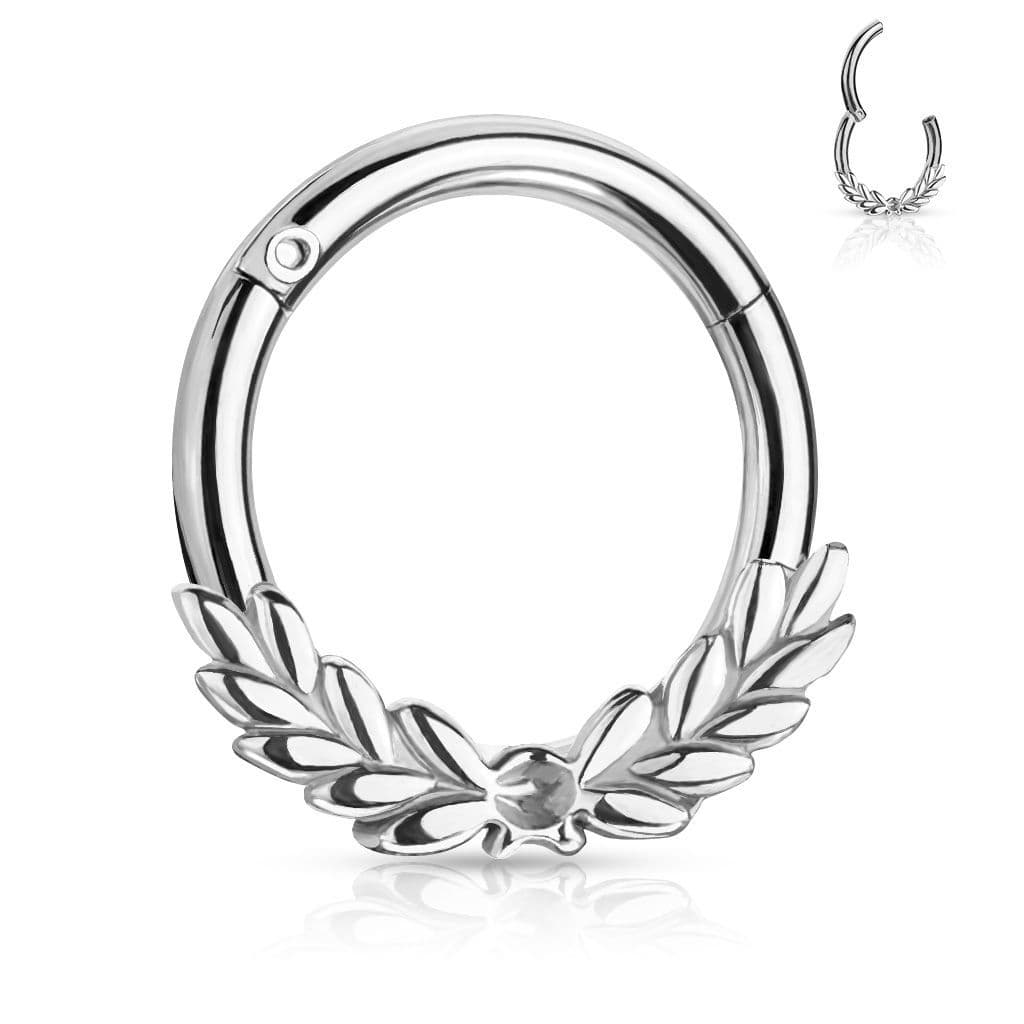 Ocelový piercing do nosu - tragus / helix / septum - NS0040-ST - náhled 1