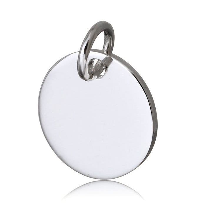 S4U Ocelový přívěsek kolečko, 14 mm - DR1311-14