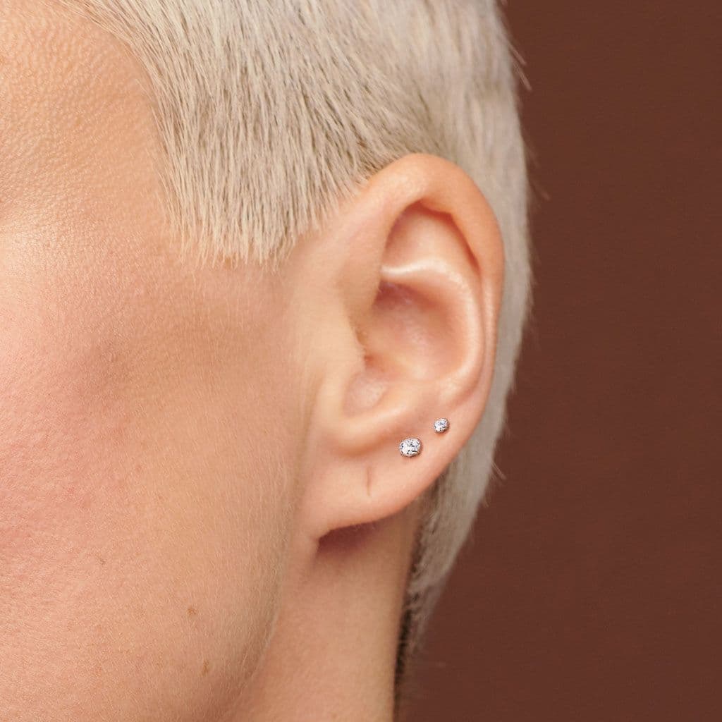 Cartilage piercing do ucha TITAN, 1,2 x 6mm zirkon 3 mm - TIT1125-1206-03 - náhled 2