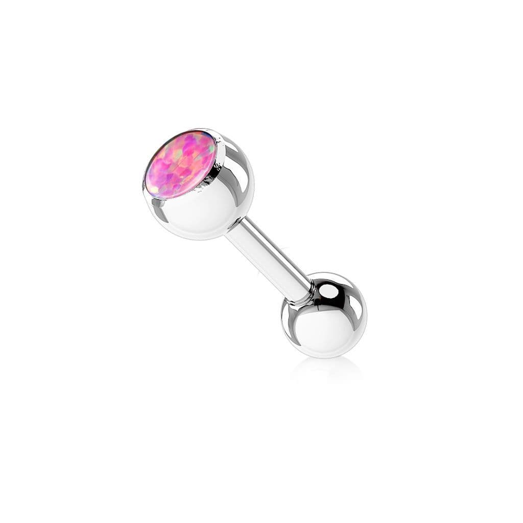 Piercing do jazyka s opálem (bílá) - náhled 5