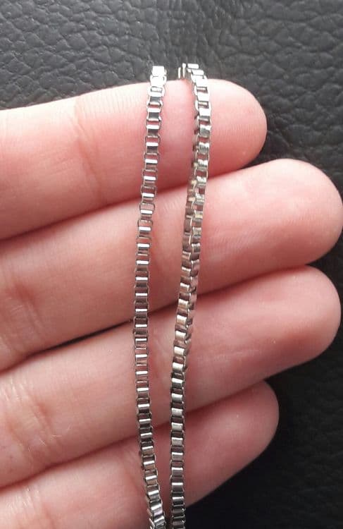 S4U Dětský řetízek čtvercový, tl. 2 mm, délka 40 cm - OPE1007-020-40 - náhled 2