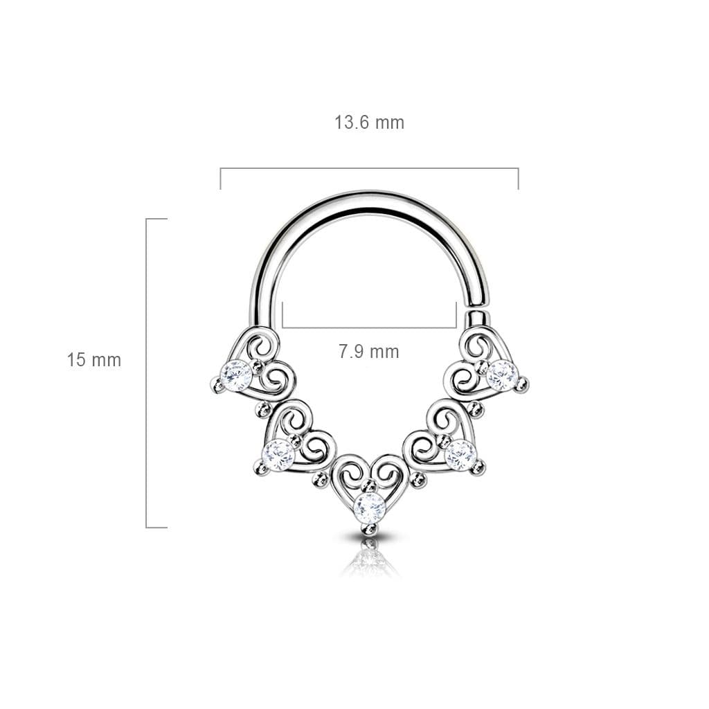 Helix / cartilage / tragus piercing 1,2 x 8 mm - NS0046ST-1208 - náhled 2