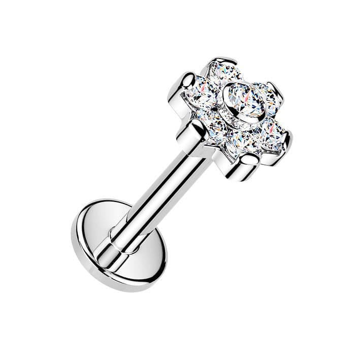 MARRE Piercing do brady - labreta kytička TITAN (1,2 x