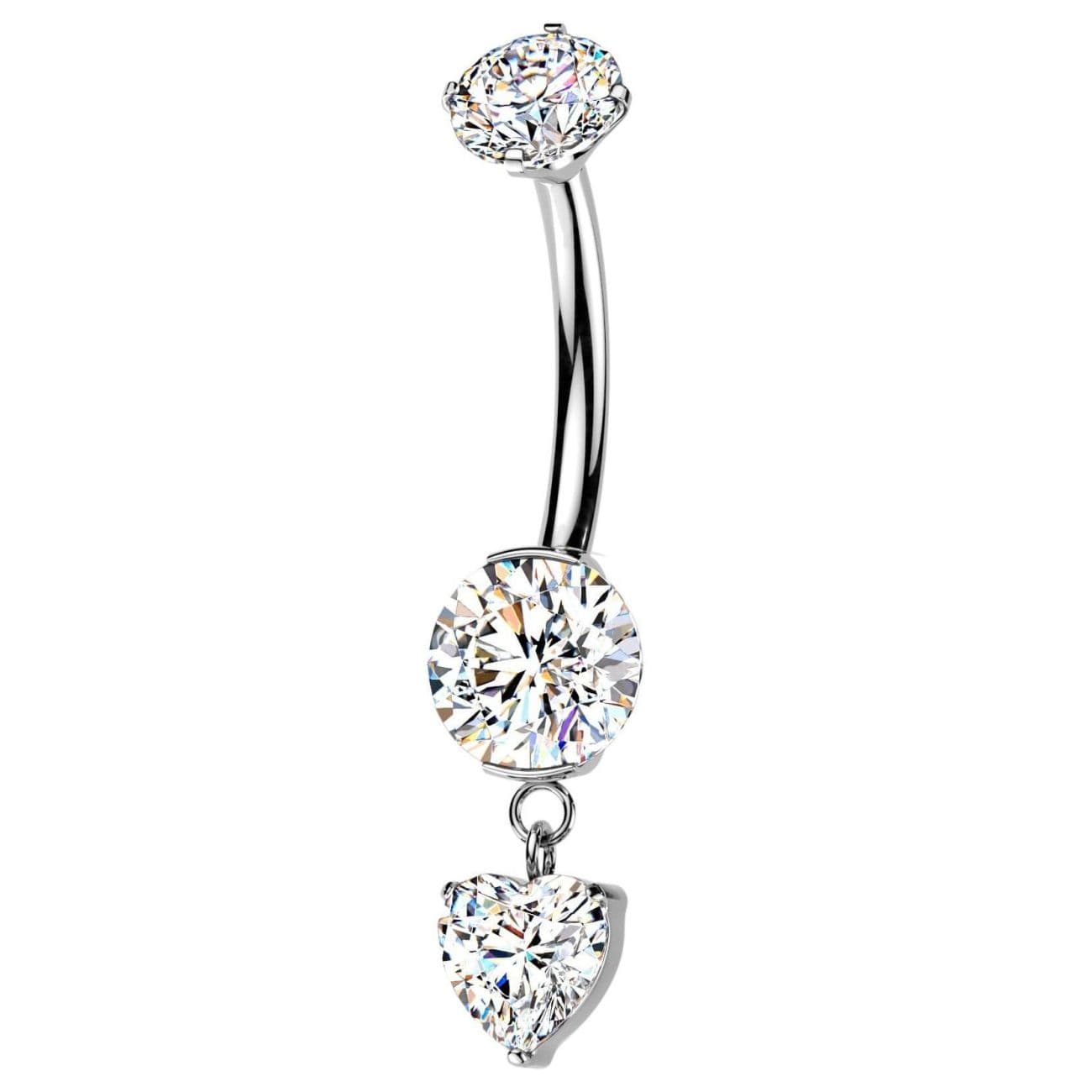 MARRE Visací piercing do pupíku - TITAN - TIT1737