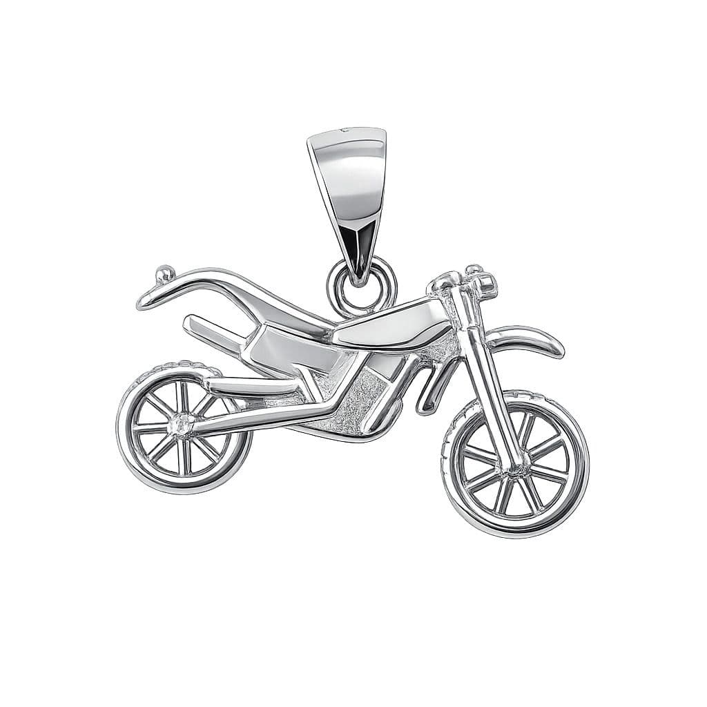 NUBIS Stříbrný přívěsek motorka - NB-4276
